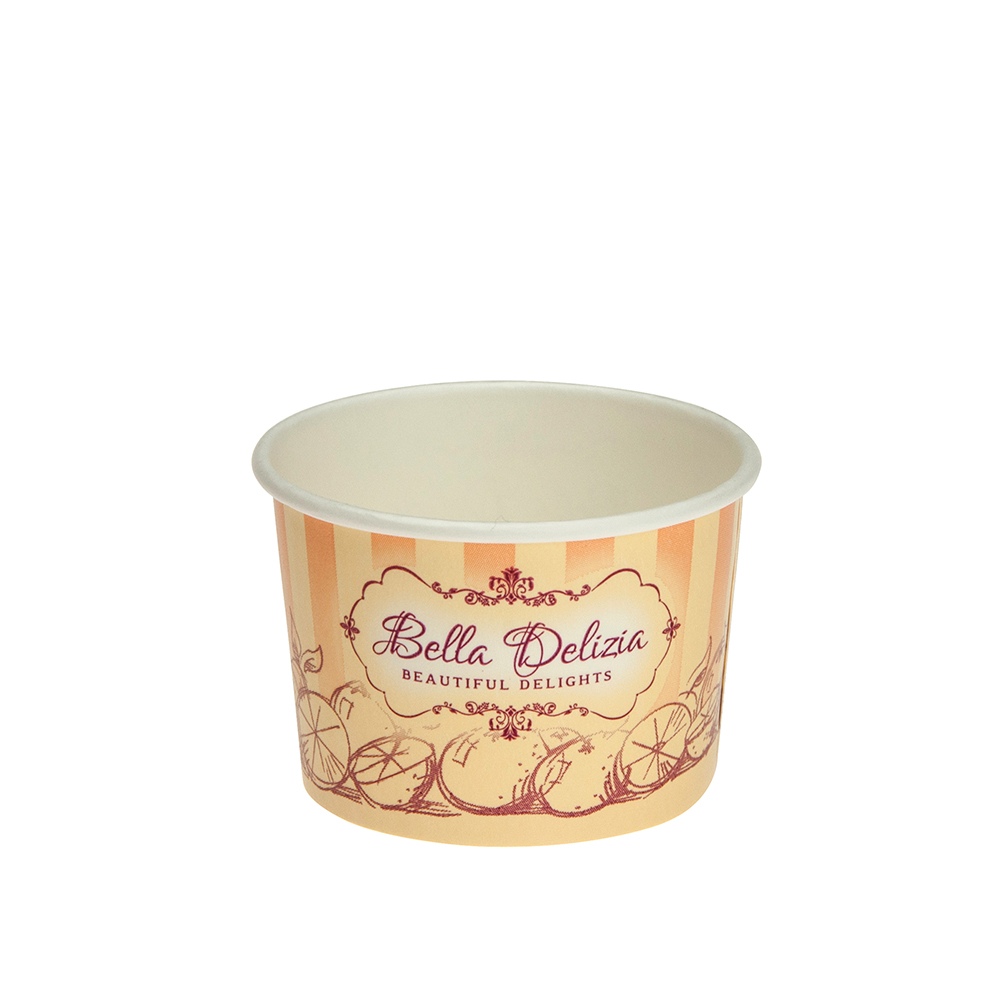 Disposable 5oz Ice Cream & Gelato Paper Cups | Cardboard Food ...